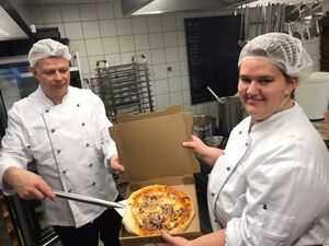 Pizza auf Bestellung